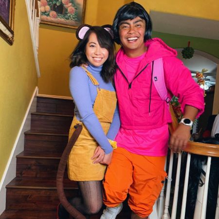 Guava and Monette smiling at camera